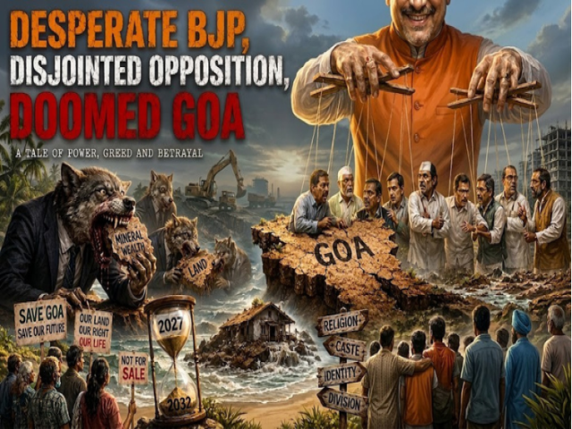 DESPERATE BJP, DISJOINTED OPPOSITION, DOOMED GOA