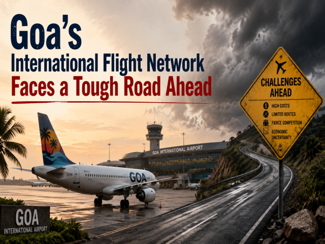 Goa’s International Flight Network Faces a Tough Road Ahead