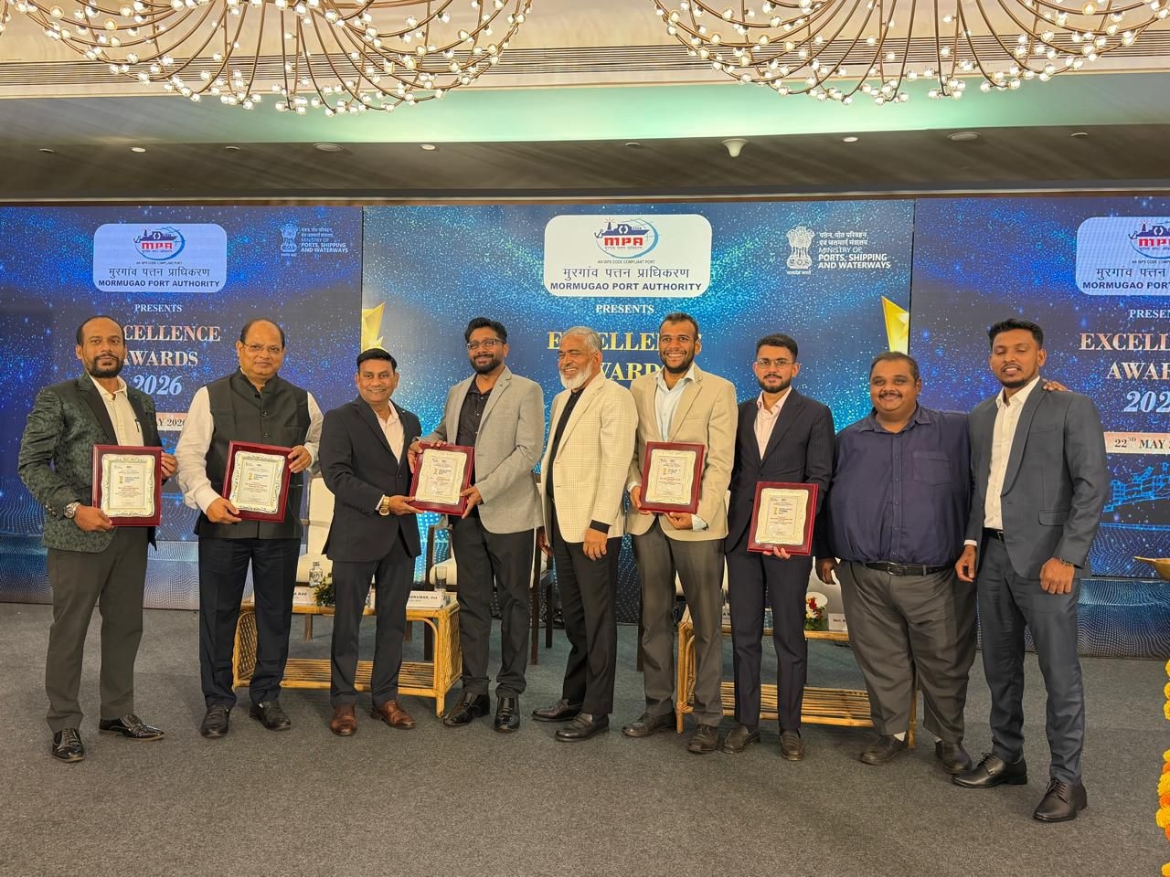 Delta Group Bags Five Prestigious Awards From Mormugao Port Authority