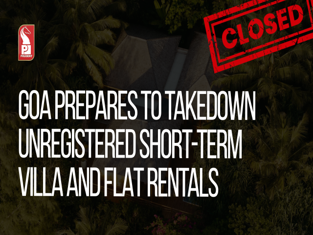 Goa Prepares To Takedown Unregistered Short-Term Villa and Flat Rentals