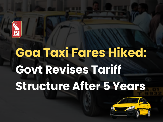 Goa Taxi Fares Hiked: Govt Revises Tariff Structure After 5 Years