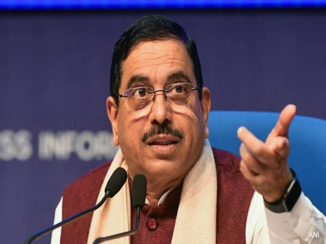 Union Minister Prahlad Joshi Urges K'taka To Drop Mhadei Case 