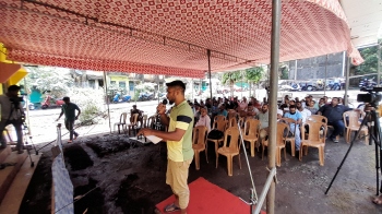 Curca gram sabha sees heated discussion over budget approval