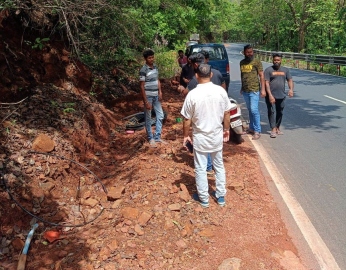 Cong objects to digging for cable works at Karmalghat