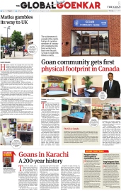 THE GLOBAL GOENKAR @1: Goans across globe greet The Global Goenkar