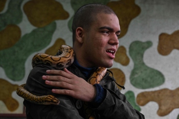 Snakes as therapy animals: Reptiles help heal in Brazil