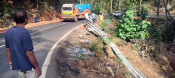 Forest dept stops contractor from widening Karmalghat curve?