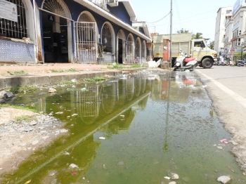 Clogged drains raise a stink at SGPDA market