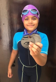 Goan girl makes splash in pool at Abu Dhabi