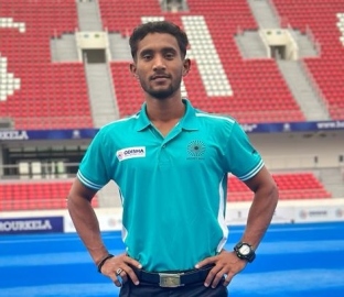 Riyaz making his mark as hockey video umpire