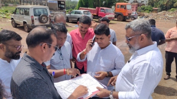 Officials inspect open space for sport complex in Vasco