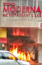 Panaji restauramt gutted in blaze