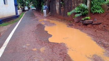 Muddy road greets Mandur locals after repair work left incomplete