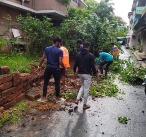 MMC emergency cell swings into action after wall collapse