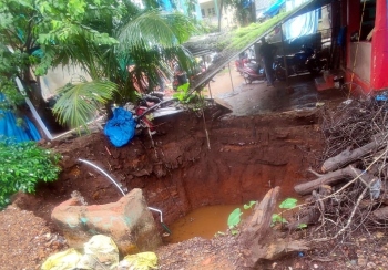 Well collapses in Mapusa, now poses threat to house