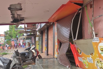 LPG vapour cloud blast leaves shop, car damaged at Fatorda