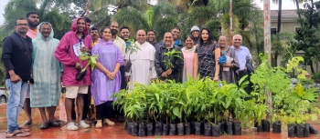Orlim Parish celebrates Environment Day