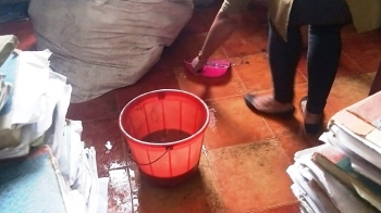 Delay in upkeep leads to water seepage inside MMC building