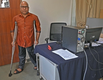 Standing up for his rights and raising social causes