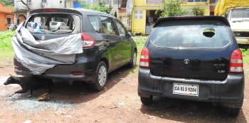 Vehicles vandalised at sensitive Rumdamol housing board area