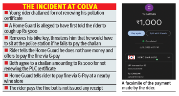 Another scam? Cops ask to pay fines via G-Pay at wine store