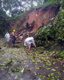 Agonda-Canacona road blocked after landslide
