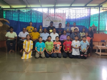 Saish Natekar wins chess tournament at Ponda