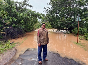 Flooding at Khanapur-Anmod road blocks traffic to, from Goa