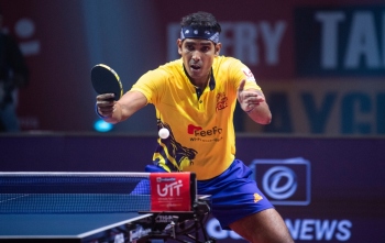 Sharath trumps Harmeet as Chennai Lions thrash Goa Challengers