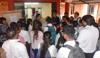 Protest at Margao law college after GU nullifies admission