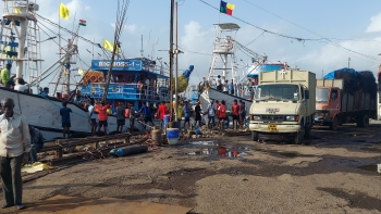 Mixed emotions at Kharewaddo jetty