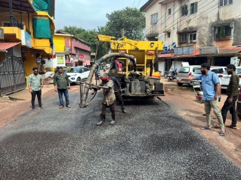 Merces p'yat begins patching potholes