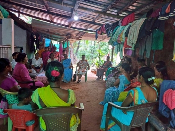 Cong leaders meet women in remote Cotigao village