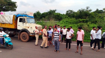 13-year-old student critically injured as truck hits cycle truck mishap at Zuarinagar