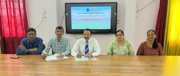 GGPR College signs MOU with Karuna Football Foundation