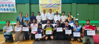 Badminton for deaf: Coach Kamat guides players