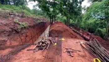 CIVIC RAGE: Pomburpa locals up in arms against hill cutting