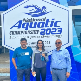 Sanjana wins 100m backstroke nationals bronze