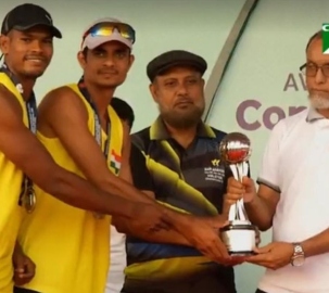 Goan beach volleyball pair runners-up at AVC Continental Cup