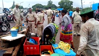 Tense moments outside wholesale market over Margao municipality’s fiat to stop fish sale by stipulated time