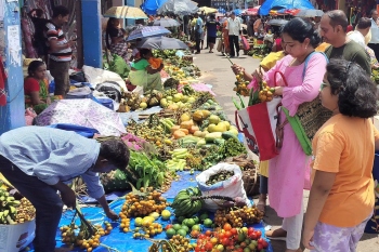 FESTIVE MOOD: People flood Mapusa market ahead of Ganesh Chaturthi