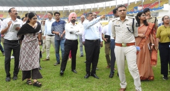 Chief Secy, DGP inspect PJN Stadium in Fatorda