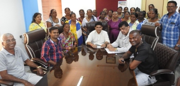 Demand for accommodating women fisherfolk in wholesale fish market