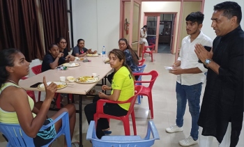 Sports Minister visits hotels housing National Games athletes, addresses their grievances