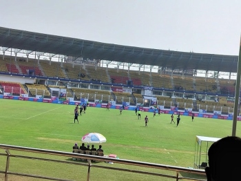 Lack of crowd for football matches at National Games a cause of concern