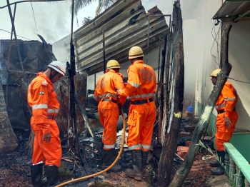 Anjuna storeroom goes up in flames