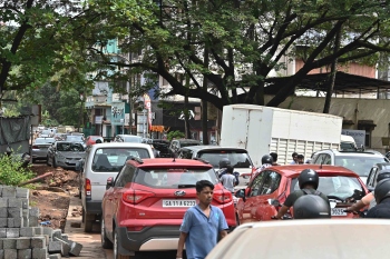 RAIN, DUG UP ROADS INFLICT PAIN ON PANAJI