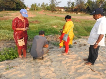 State Bio-Diversity Board, GCZMA officials inspect dune at Benaulim