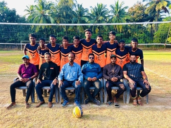 Don Bosco HS Tuem emerge Pernem Taluka volleyball champions