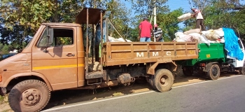 Irked Areal residents stop overloaded waste trucks